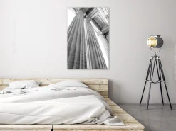 Kunstdruck auf Leinwand 'Stone Columns Vertical'