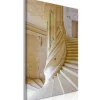 Kunstdruck auf Leinwand 'Stone Stairs Vertical'