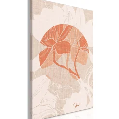 Kunstdruck auf Leinwand 'Stylish Magnolia Vertical'