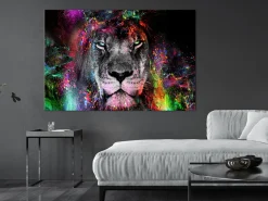 Kunstdruck auf Leinwand 'Sun of Africa Wide'