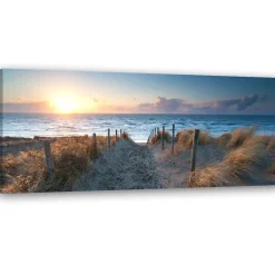 Kunstdruck auf Leinwand 'Sun Path'