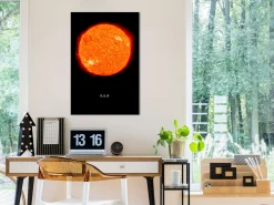 Kunstdruck auf Leinwand 'Sun Vertical'