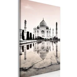 Kunstdruck auf Leinwand 'Taj Mahal Vertical'