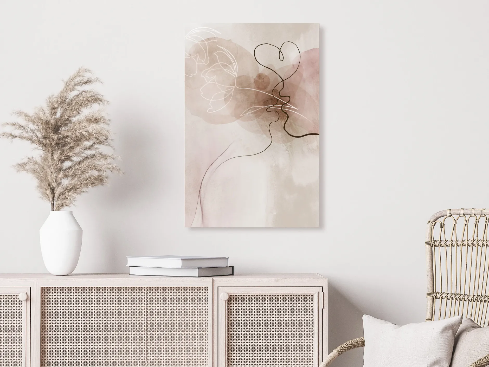 Kunstdruck auf Leinwand 'Tangled in Dreams Vertical'