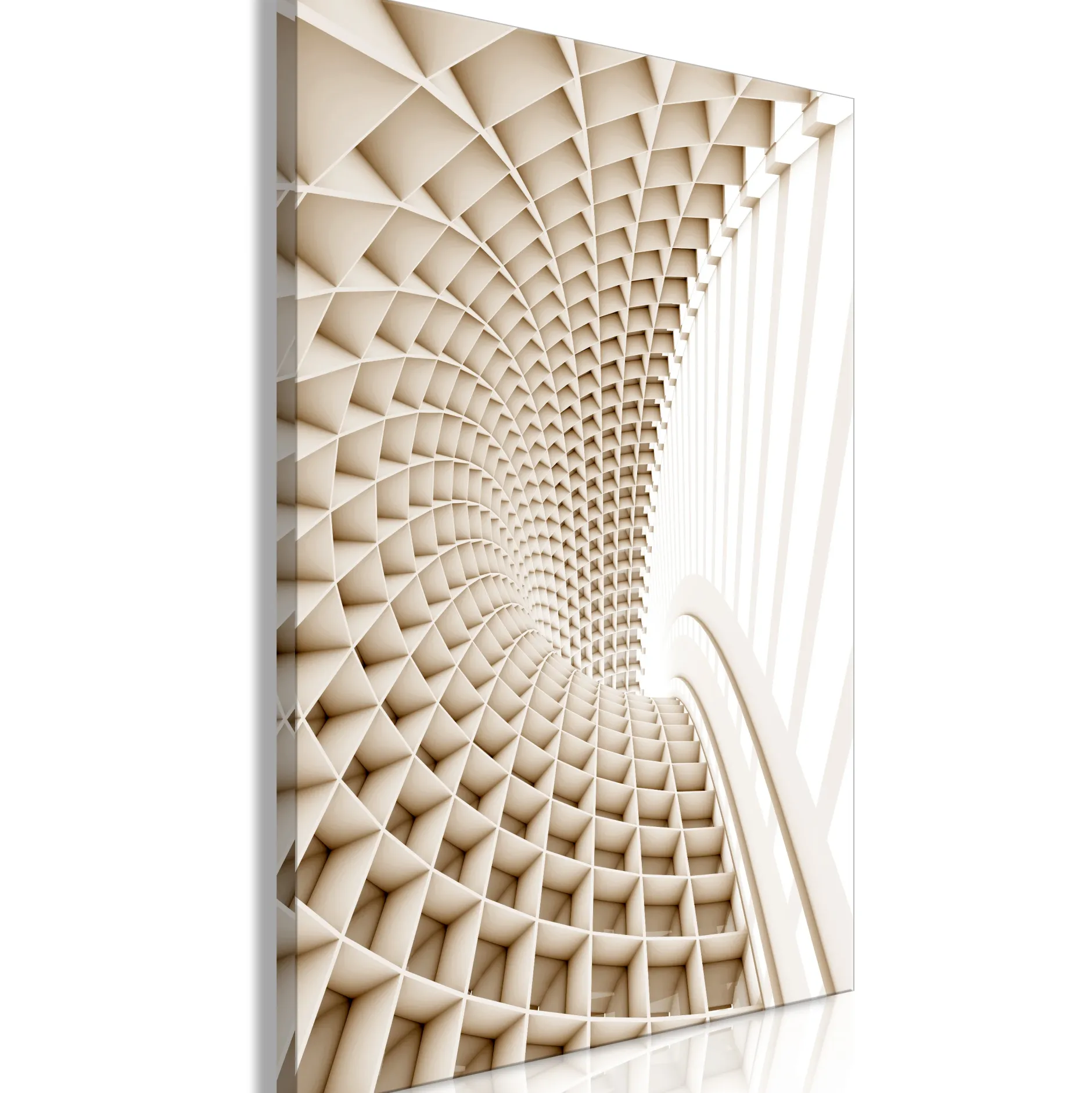 Kunstdruck auf Leinwand 'Telemark Vertical'