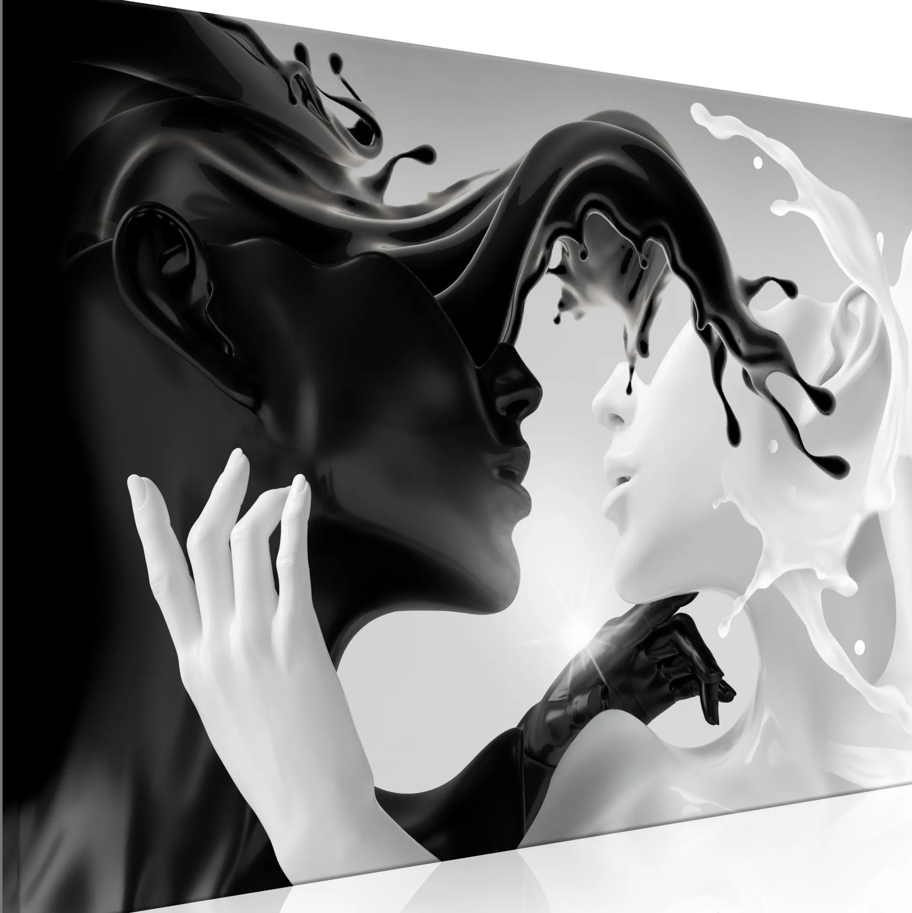Kunstdruck auf Leinwand 'Tender Opposite Wide'