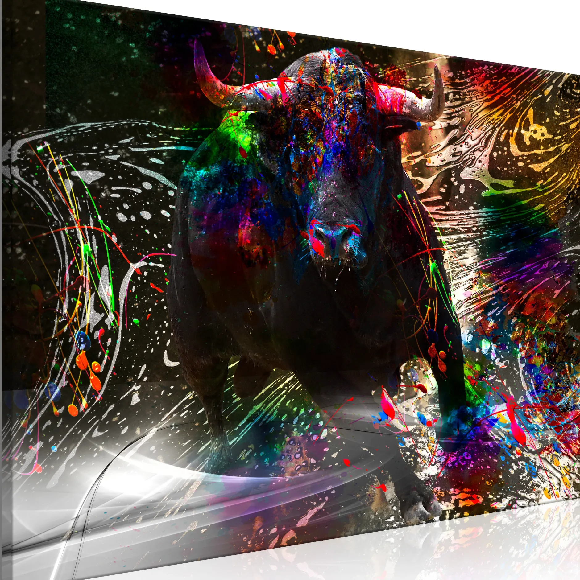Kunstdruck auf Leinwand 'Testosterone Wide'