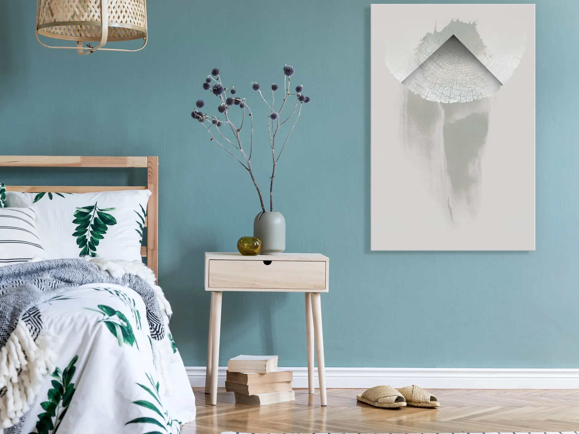 Kunstdruck auf Leinwand 'The Beginning Vertical'