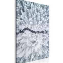 Kunstdruck auf Leinwand 'Tree Crowns Vertical'