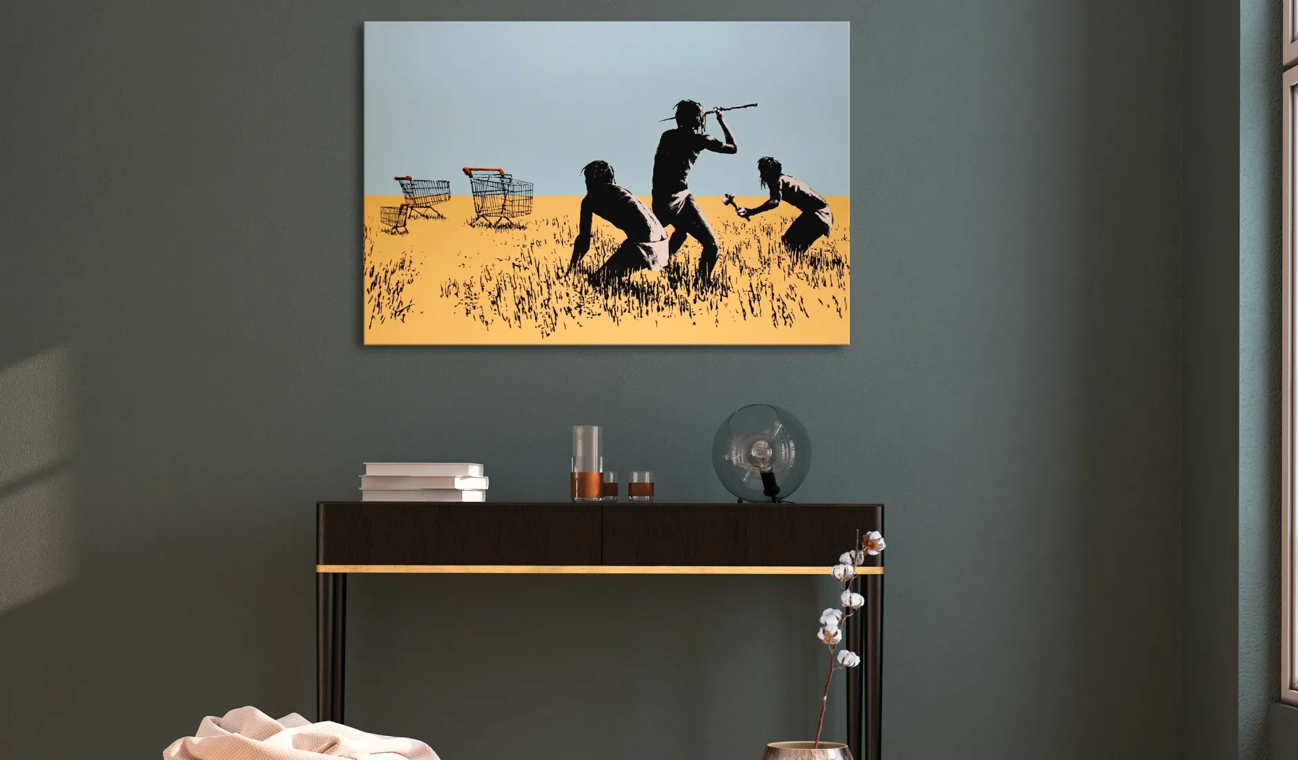 Kunstdruck auf Leinwand 'Trolley Hunters Wide'