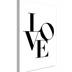 Kunstdruck auf Leinwand 'Twisted Love Vertical'