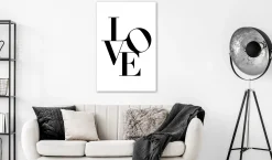 Kunstdruck auf Leinwand 'Twisted Love Vertical'