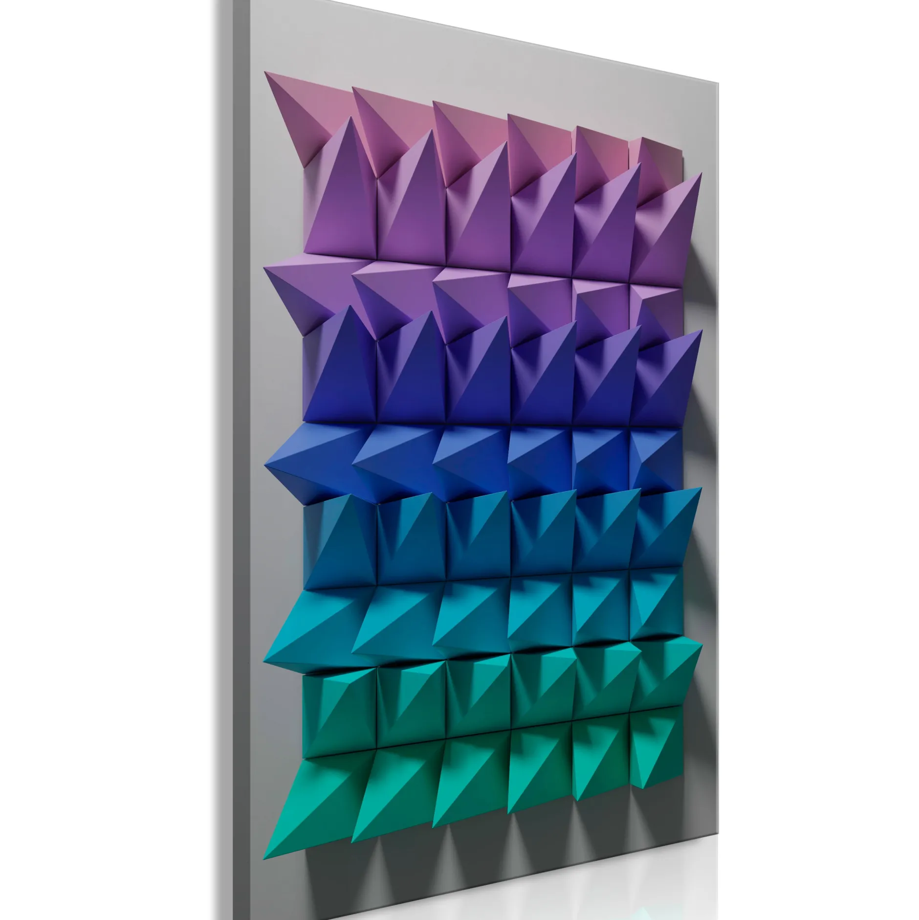 Kunstdruck auf Leinwand 'Uniform Motion Vertical'