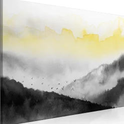 Kunstdruck auf Leinwand 'Vast Landscape Wide'