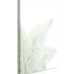 Kunstdruck auf Leinwand 'Velvet Green Vertical'