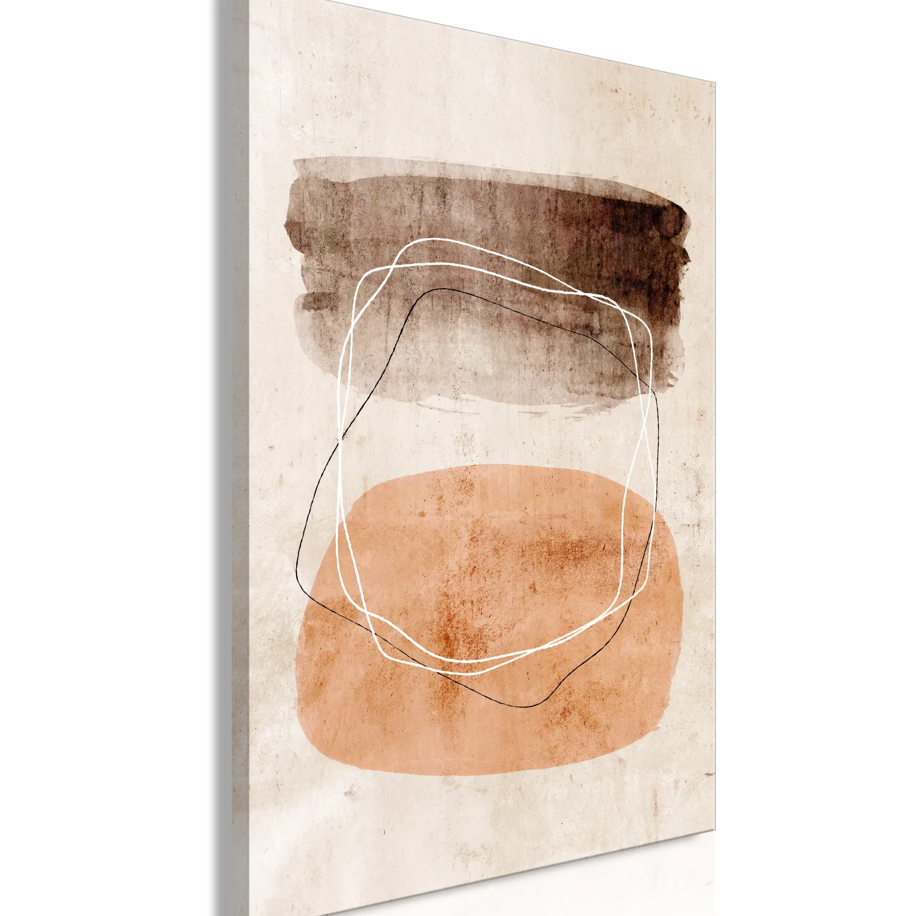 Kunstdruck auf Leinwand 'Vibrating Figures Vertical'