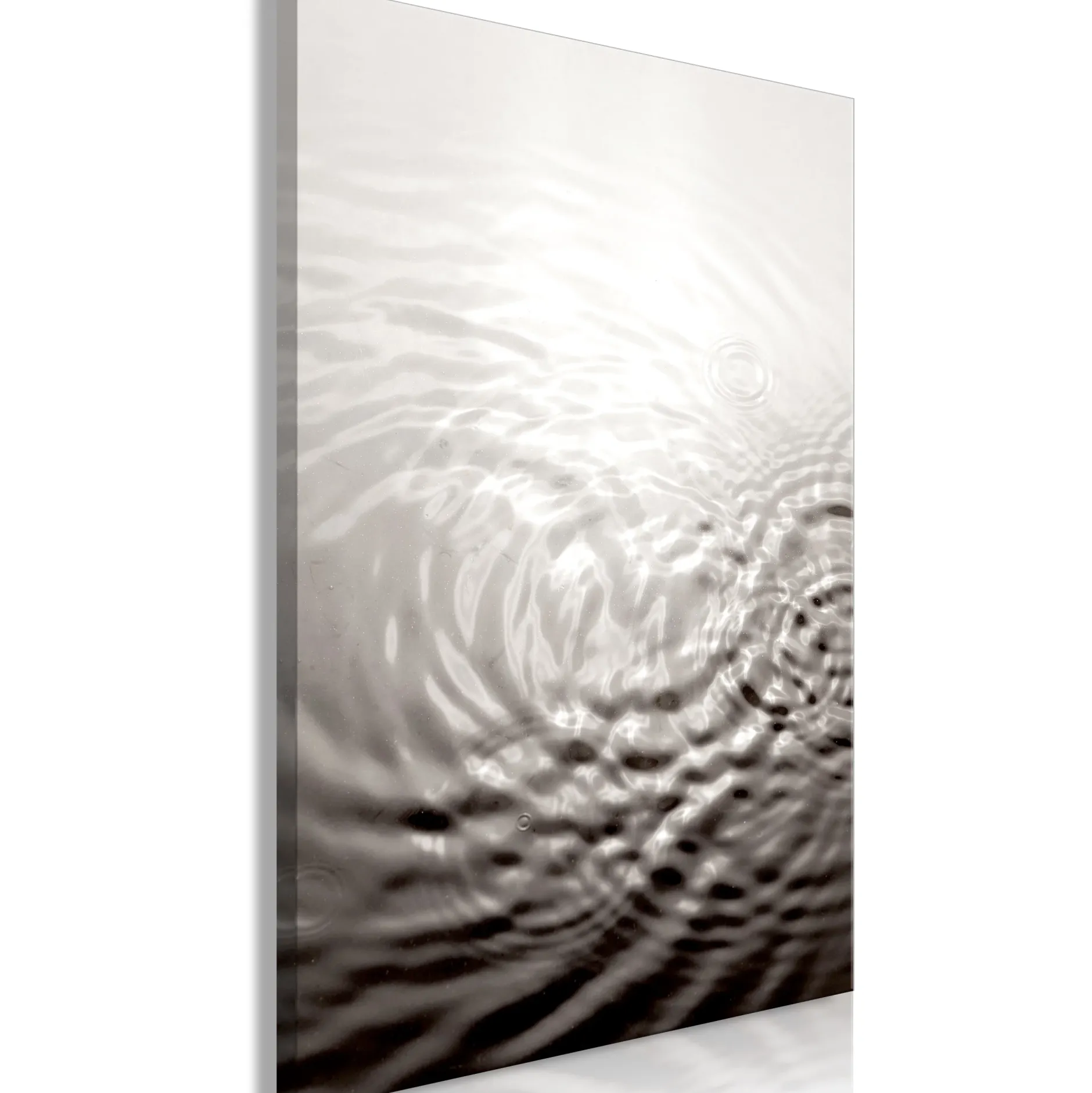 Kunstdruck auf Leinwand 'Water Surface Vertical'