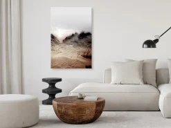 Kunstdruck auf Leinwand 'Way Through the Dunes Vertical'