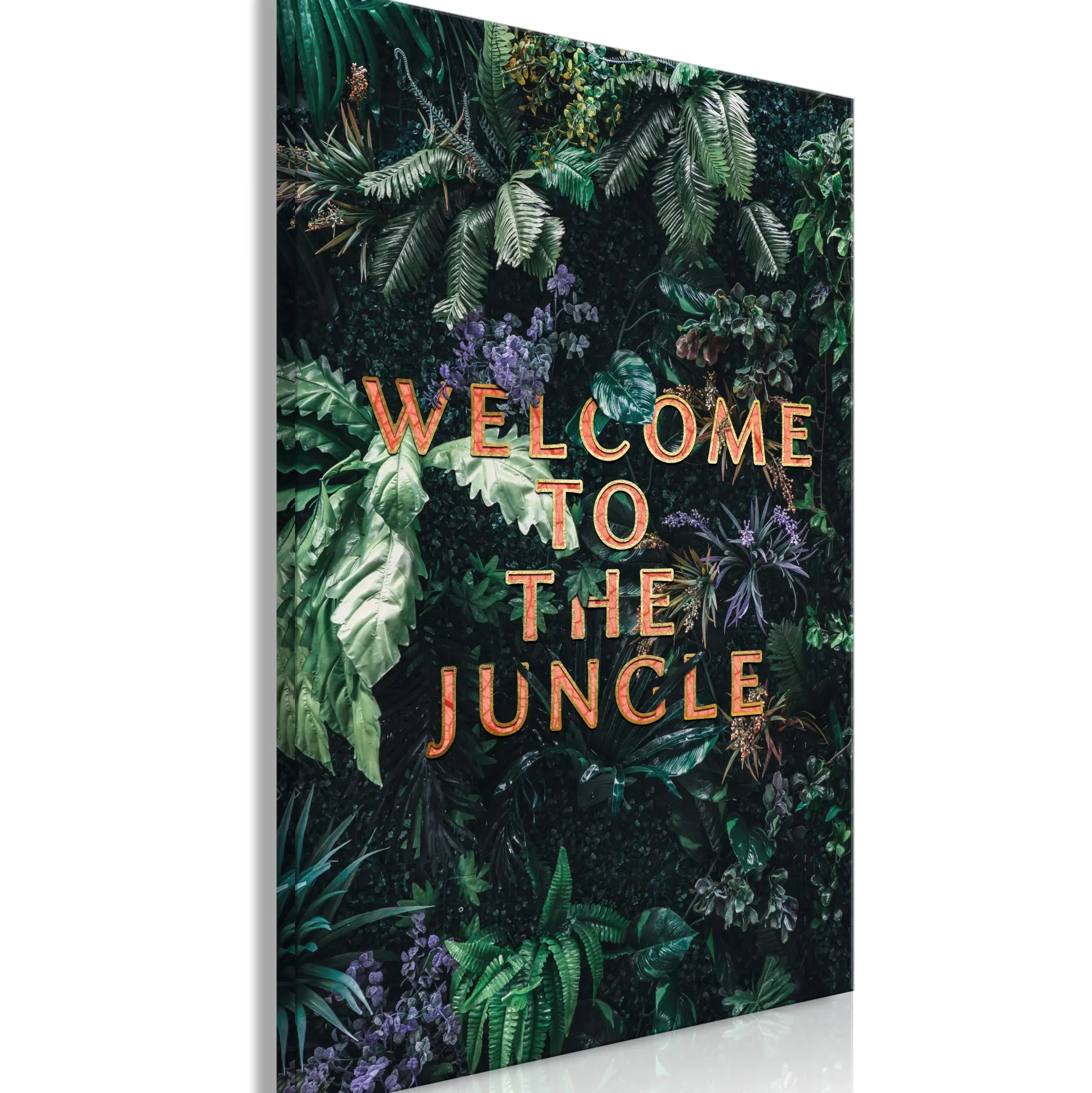 Kunstdruck auf Leinwand 'Welcome to the Junge Vertical'