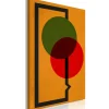 Kunstdruck auf Leinwand 'Wheel Composition Vertical'