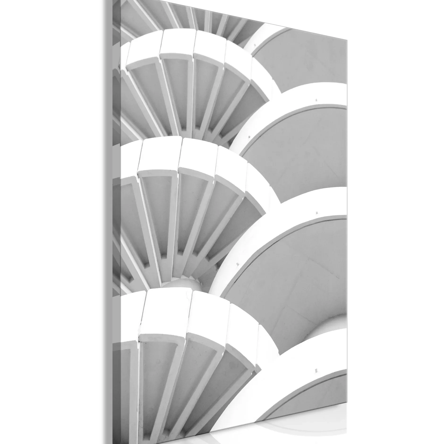 Kunstdruck auf Leinwand 'White Detail Vertical'