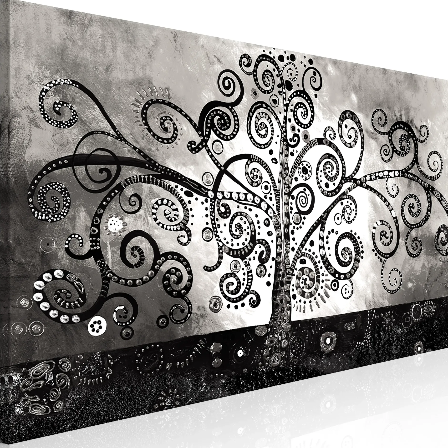 Kunstdruck auf Leinwand 'Winding Paths of Nature Narrow'