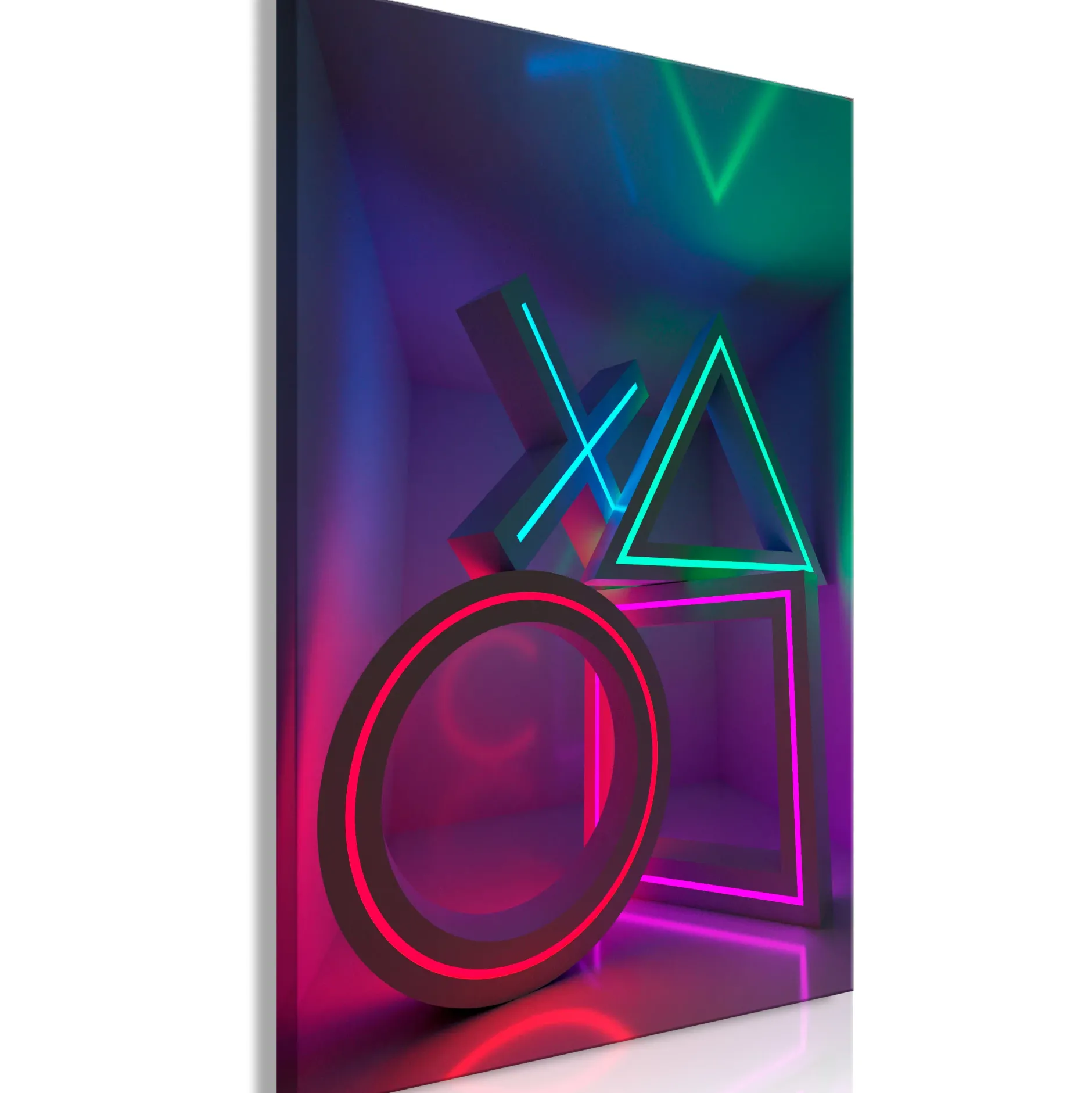 Kunstdruck auf Leinwand 'Win Zone Vertical'