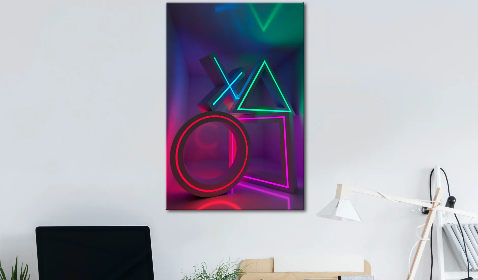 Kunstdruck auf Leinwand 'Win Zone Vertical'
