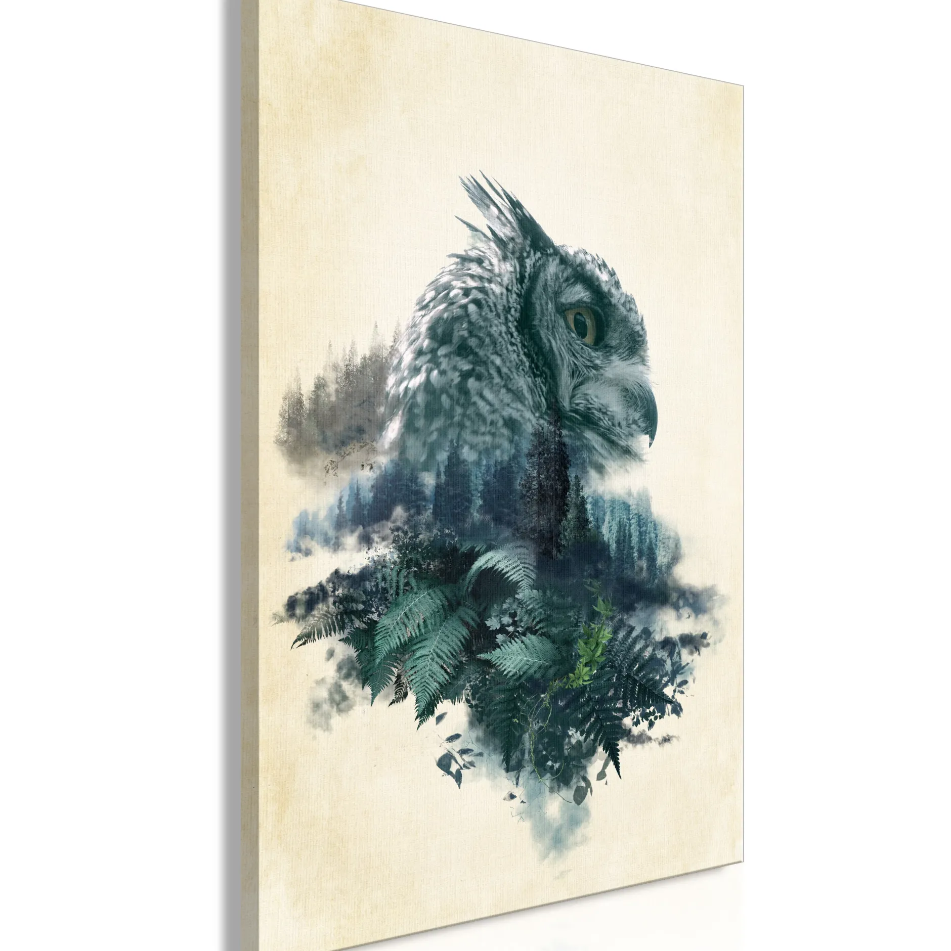 Kunstdruck auf Leinwand 'Wisdom of Nature Vertical'