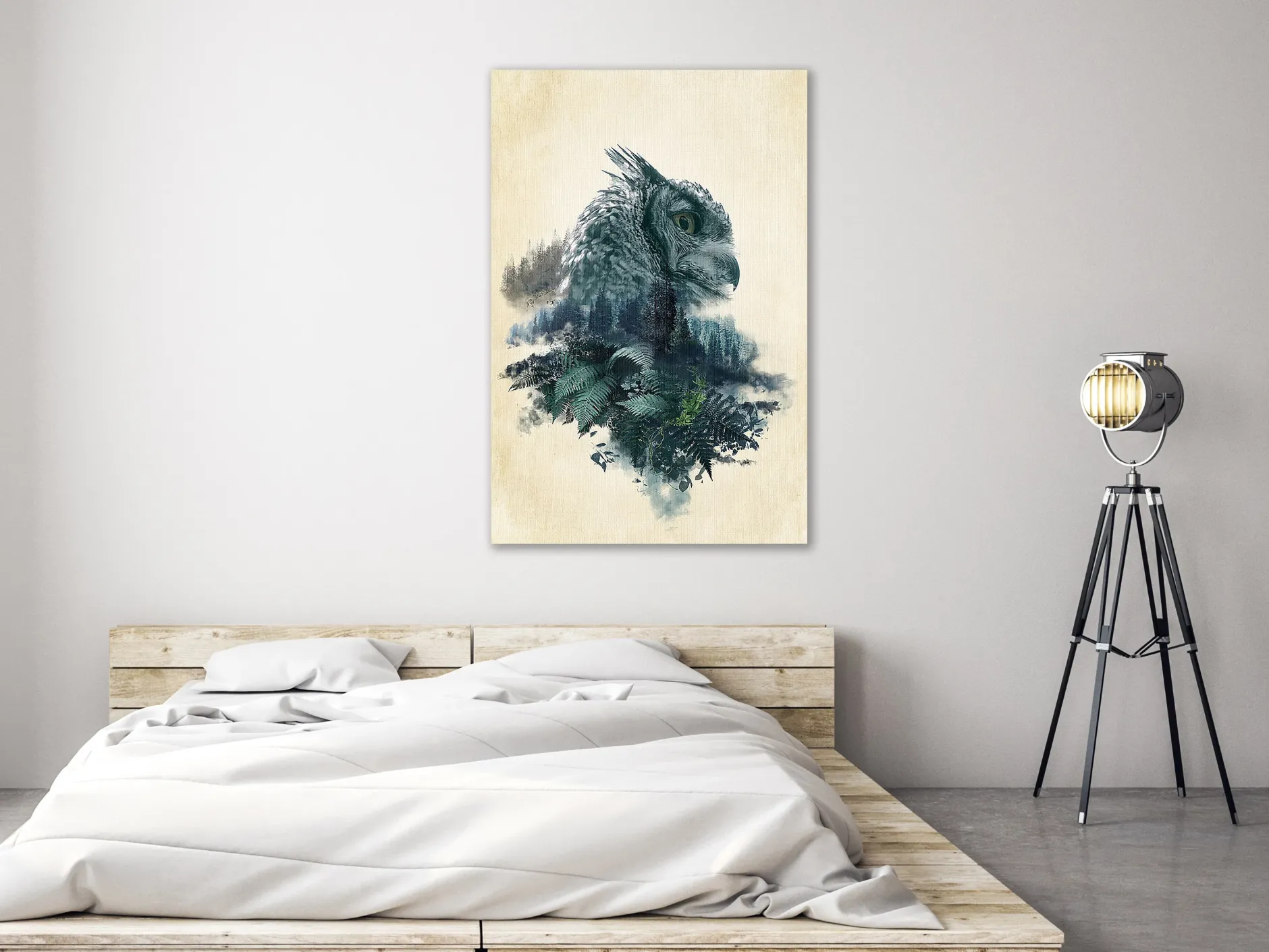 Kunstdruck auf Leinwand 'Wisdom of Nature Vertical'