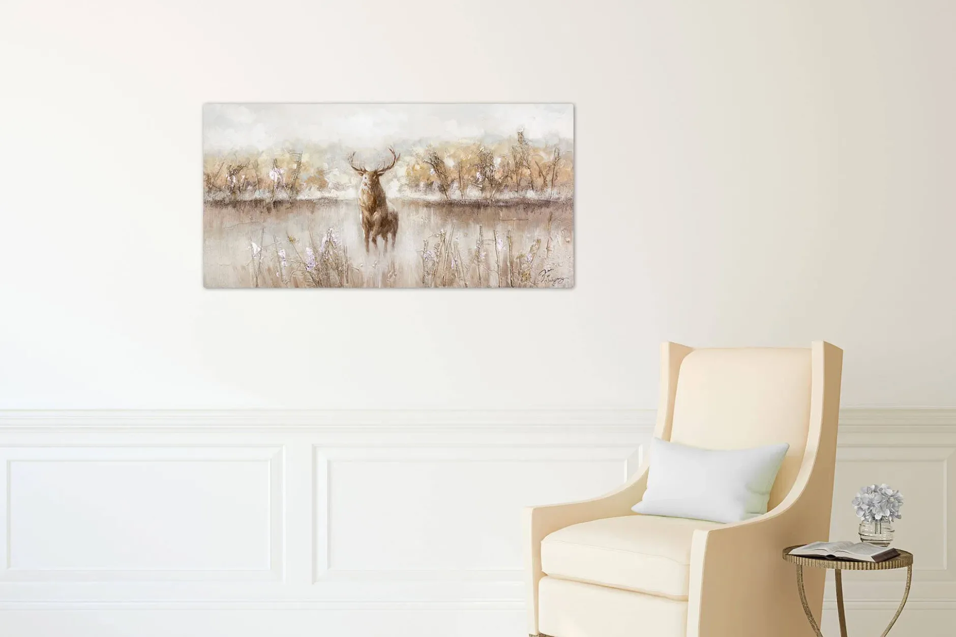 Kunstdruck 'Auge in Auge'