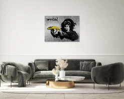 Kunstdruck 'Banksy's Banana Joy'