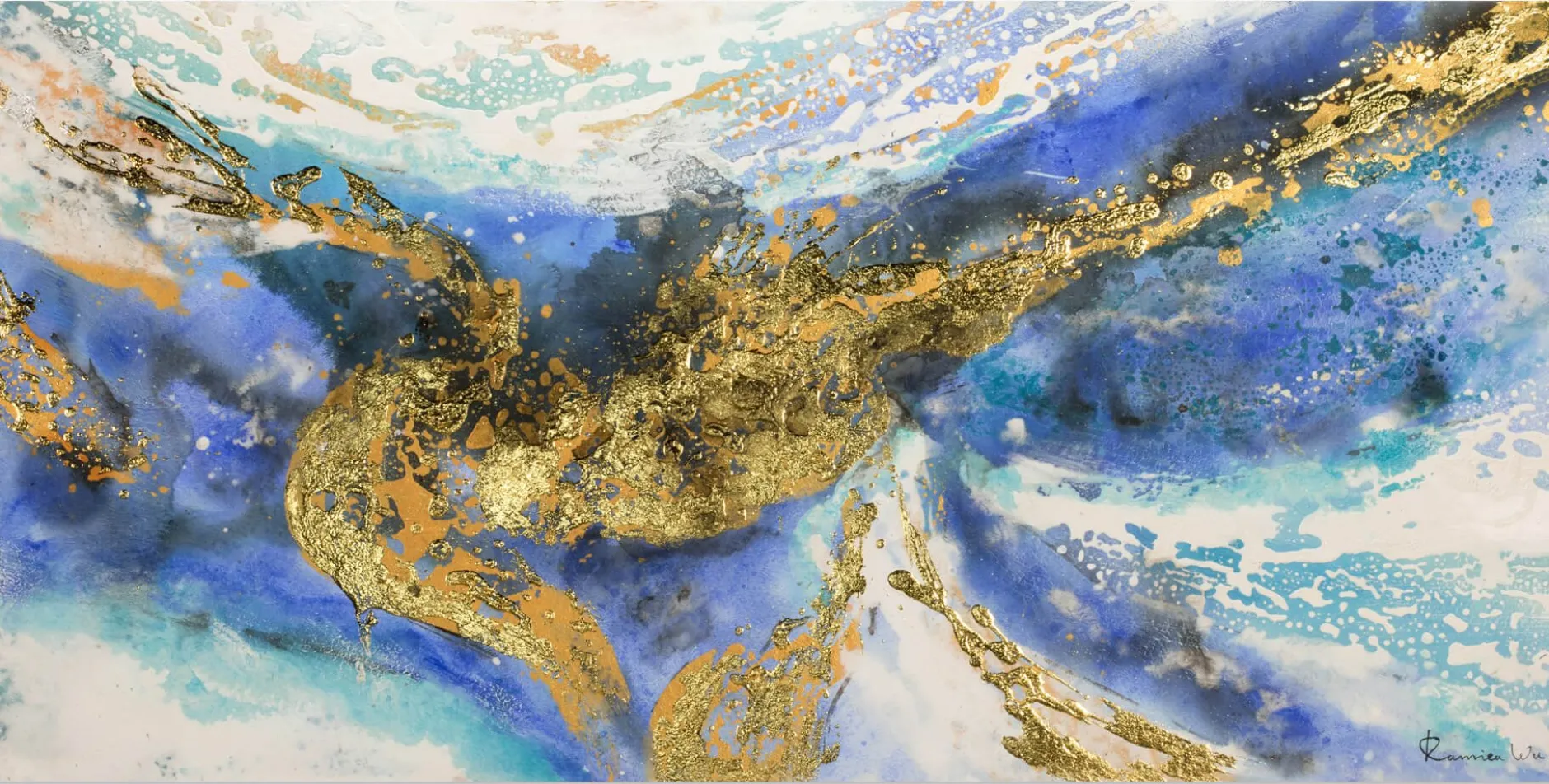 Kunstdruck 'Blaue Ewigkeit'