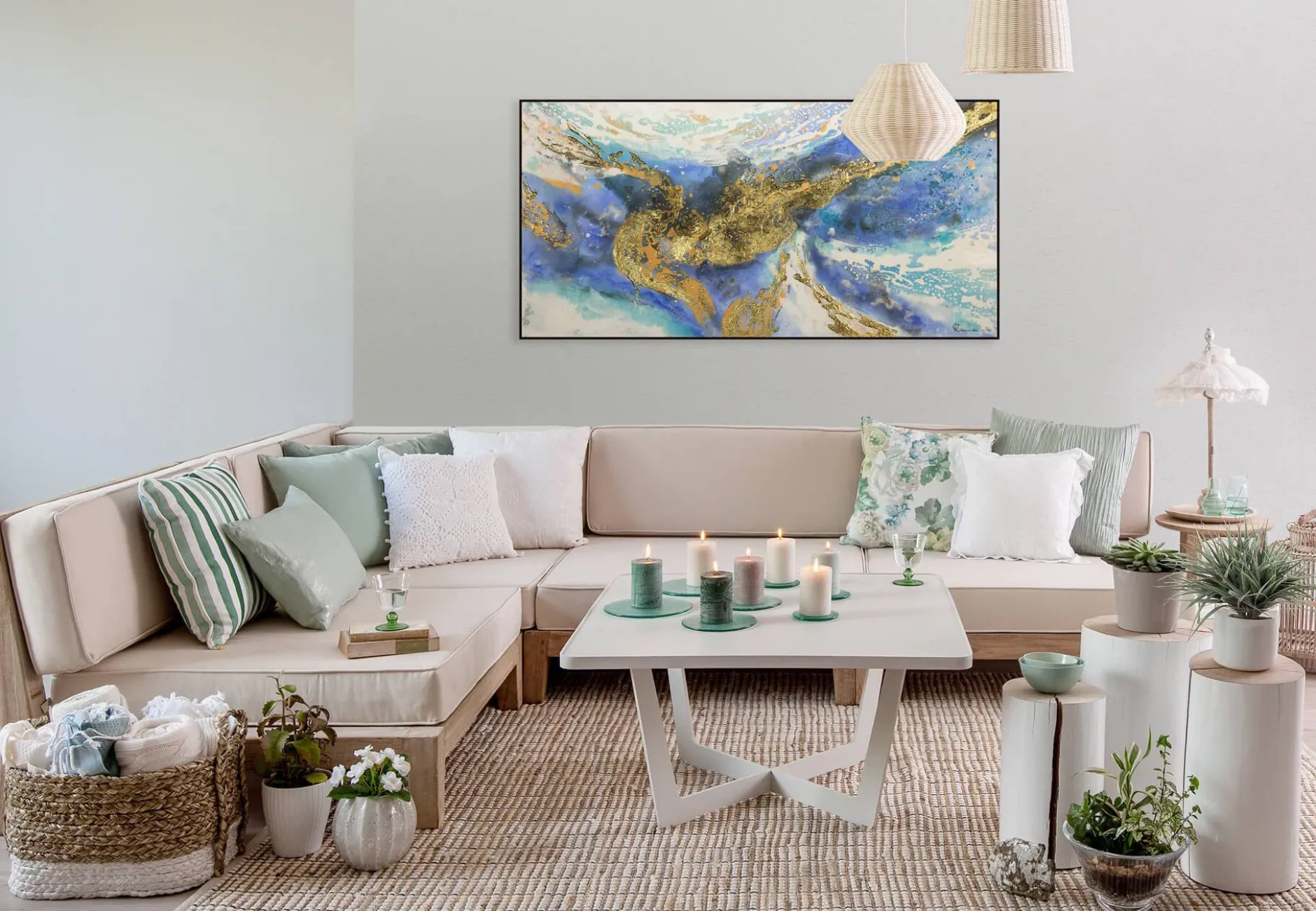 Kunstdruck 'Blaue Ewigkeit'