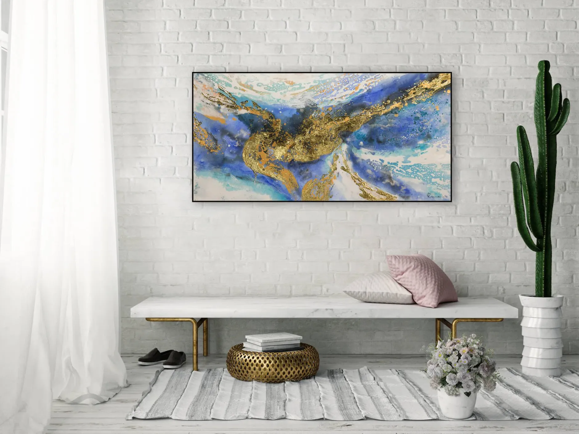 Kunstdruck 'Blaue Ewigkeit'