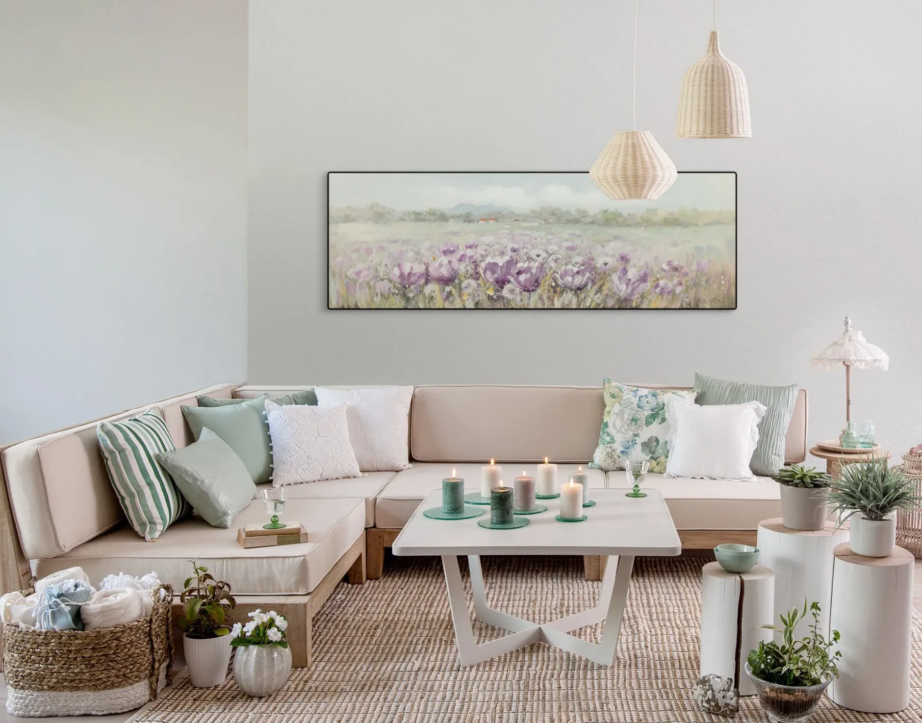 Kunstdruck 'Blühender Sommer'
