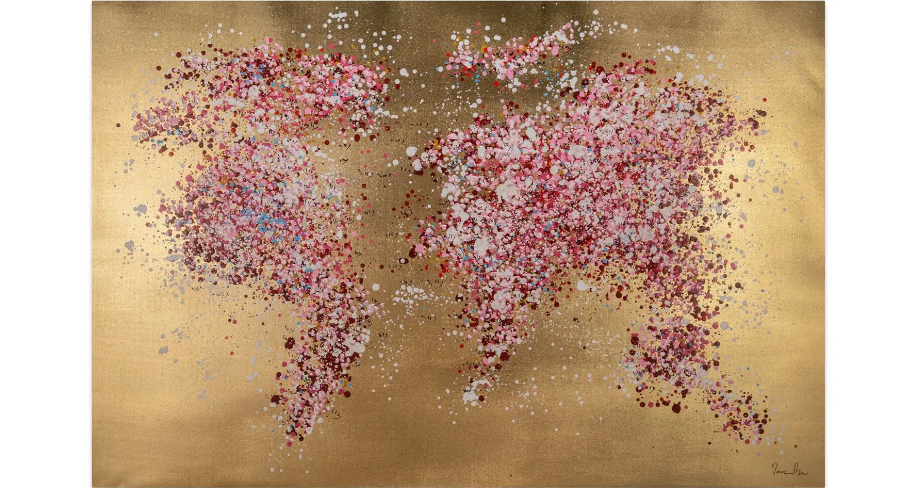 Kunstdruck 'Blühende Welt'