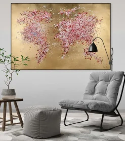Kunstdruck 'Blühende Welt'