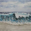 Kunstdruck 'Breaking Waves'