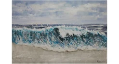 Kunstdruck 'Breaking Waves'