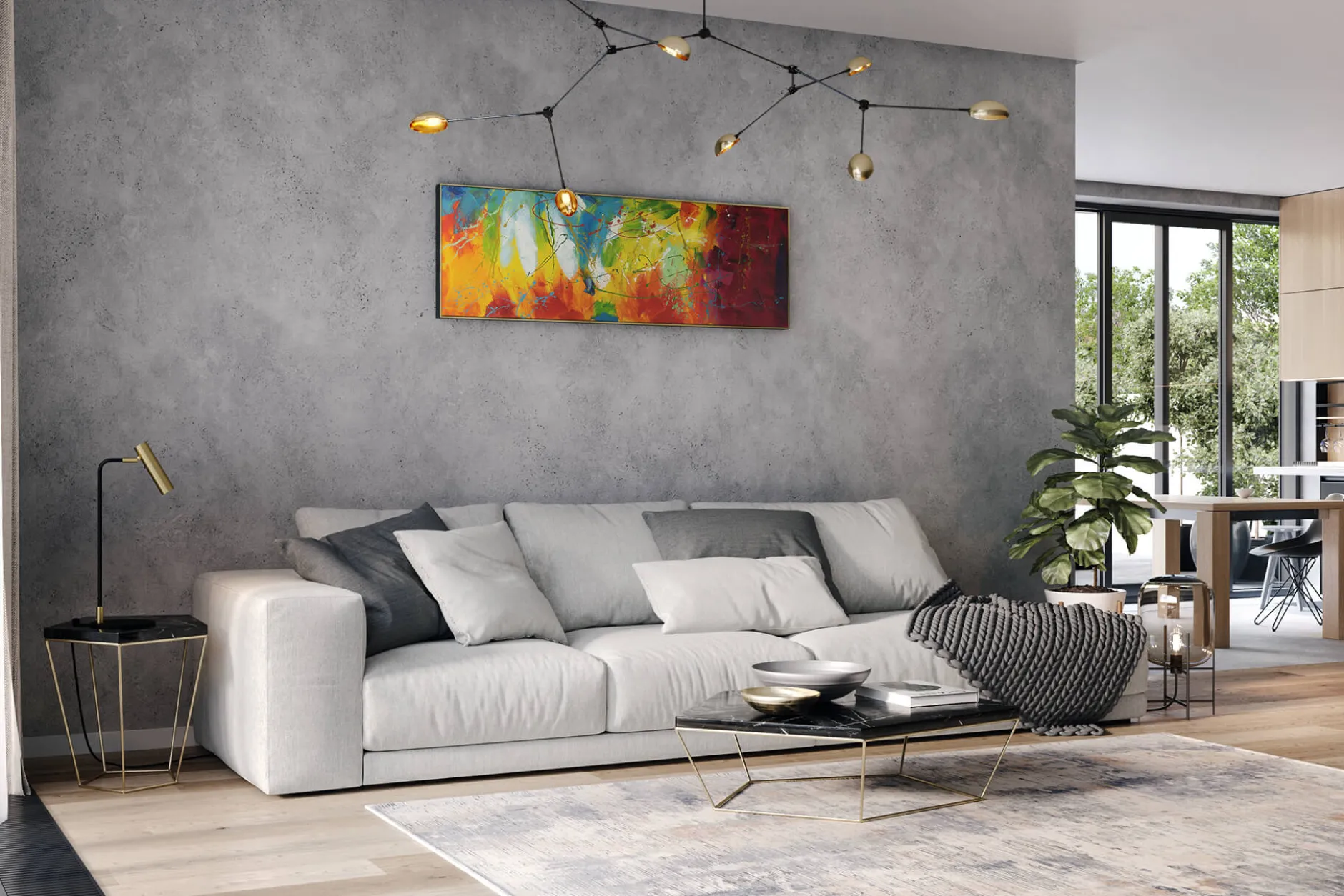 Kunstdruck 'Bright Future'