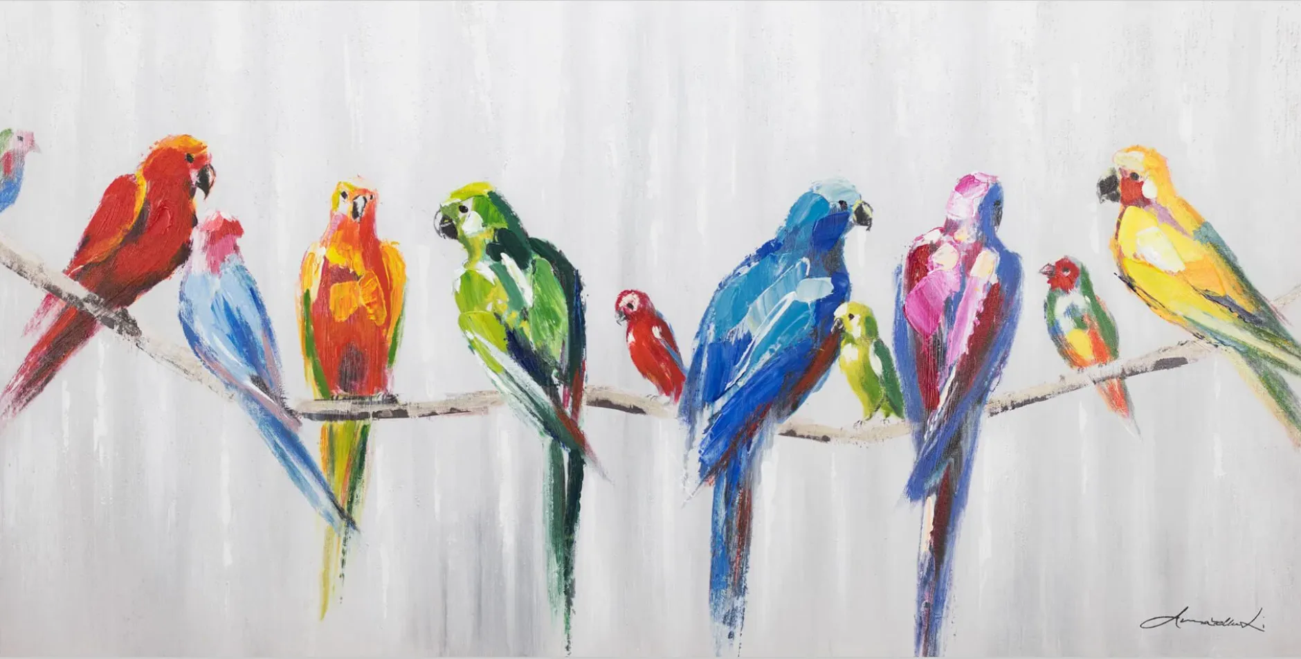 Kunstdruck 'Bunte Freundschaft'