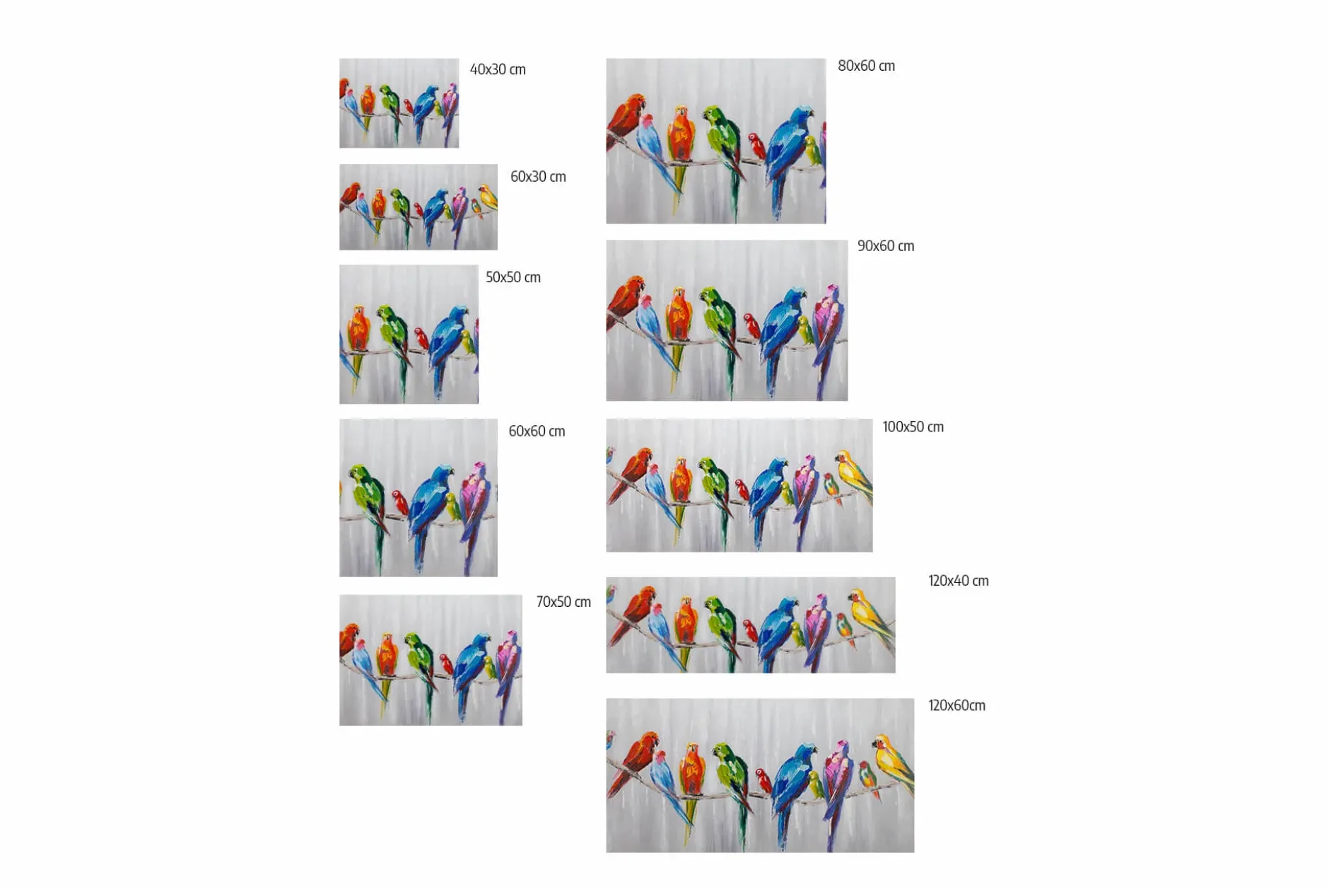 Kunstdruck 'Bunte Freundschaft'