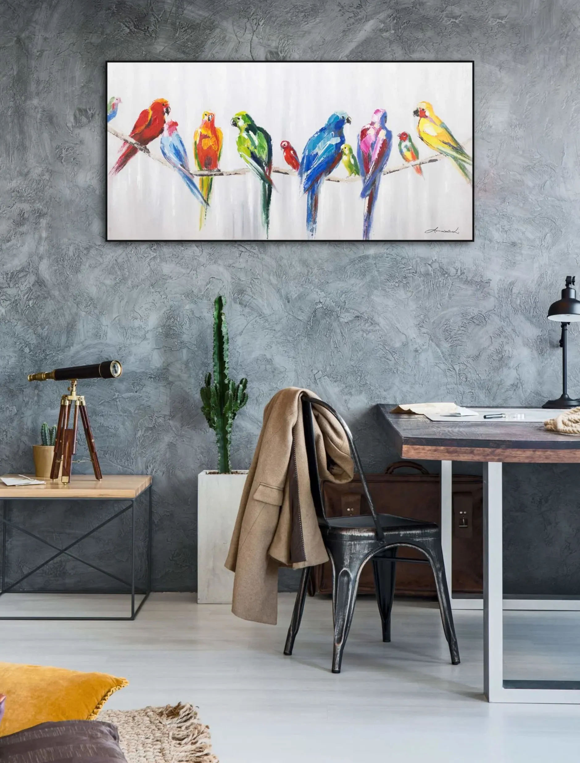 Kunstdruck 'Bunte Freundschaft'