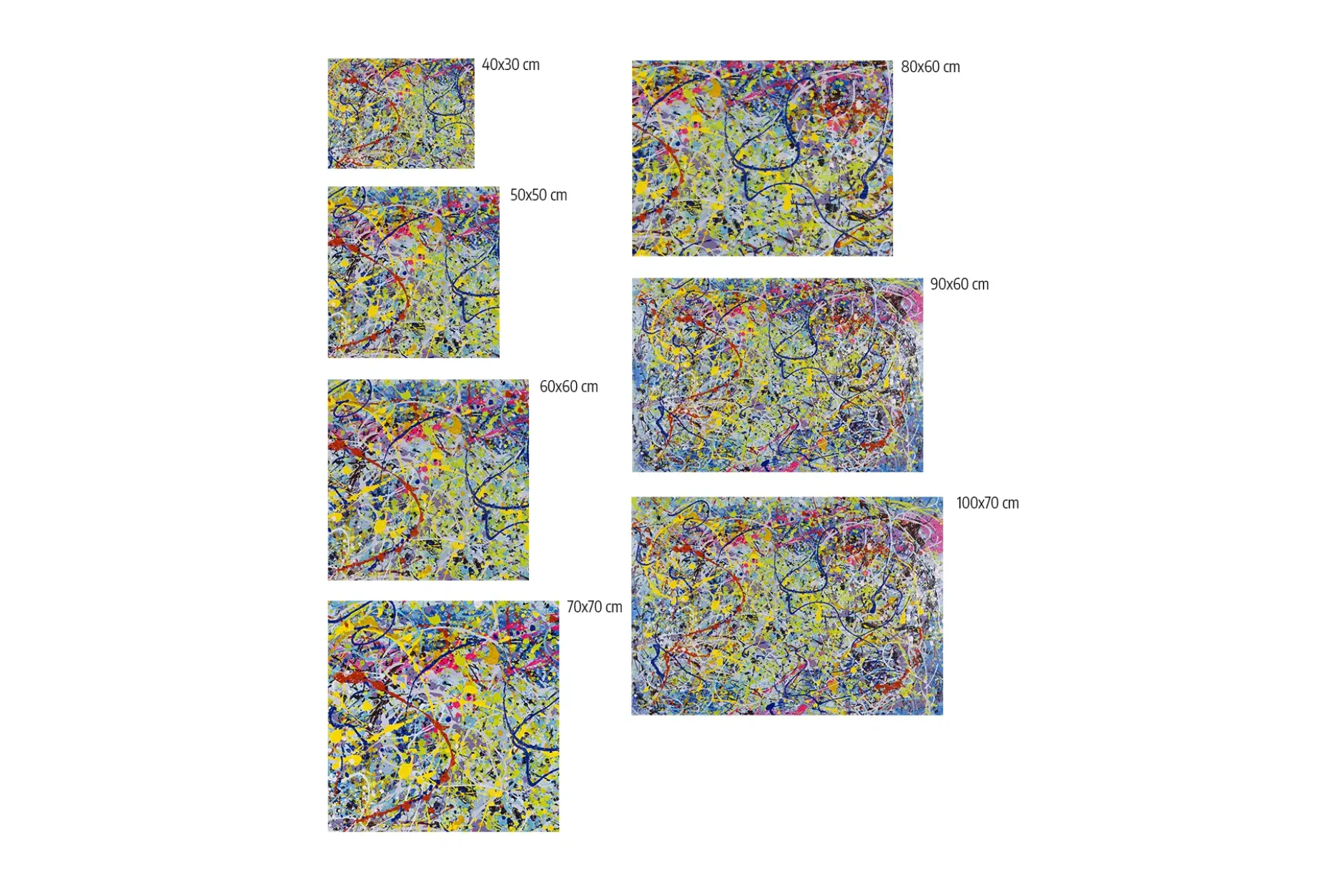 Kunstdruck 'Colourful Ideas'
