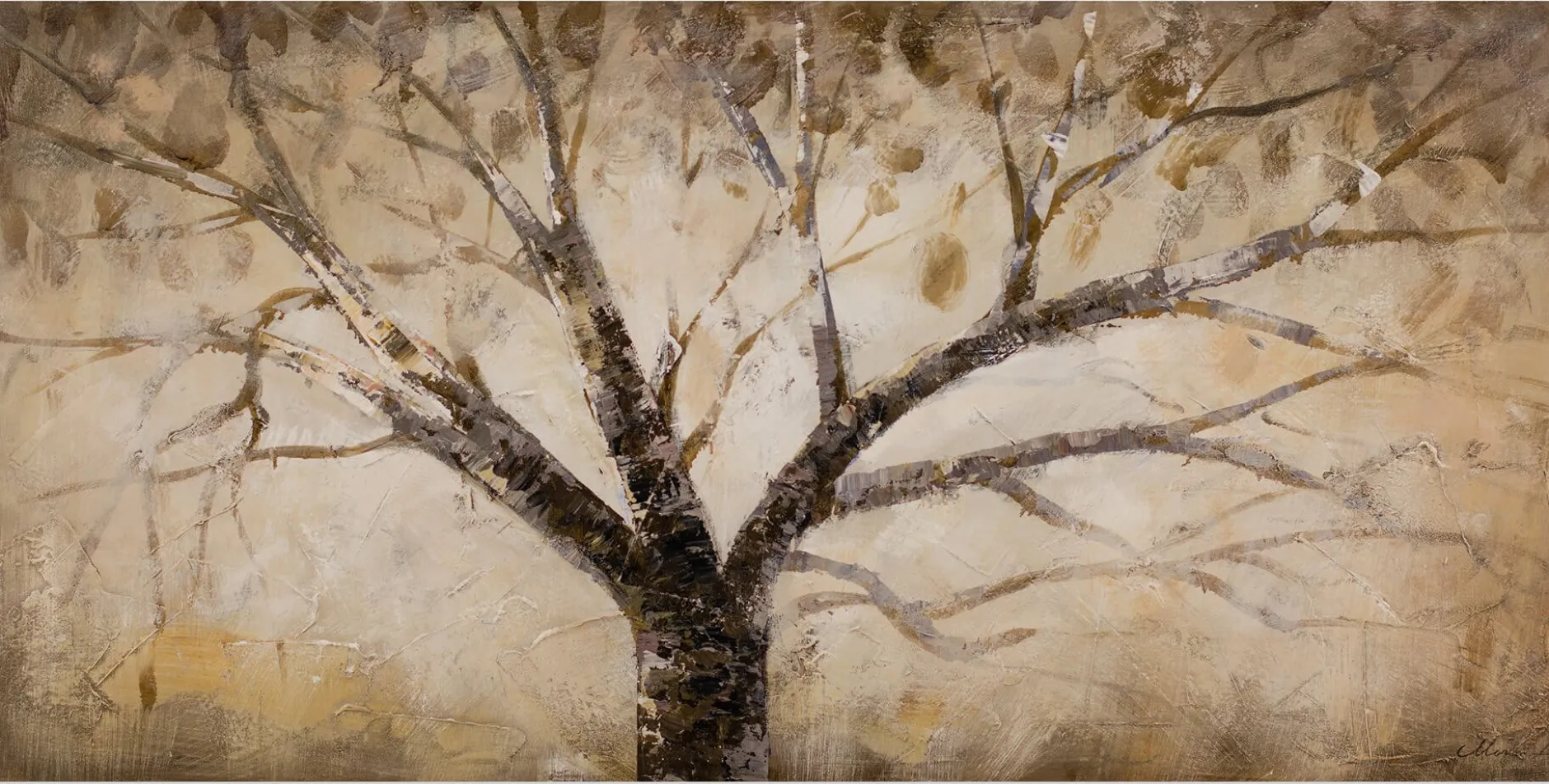 Kunstdruck 'Der weise Baum'