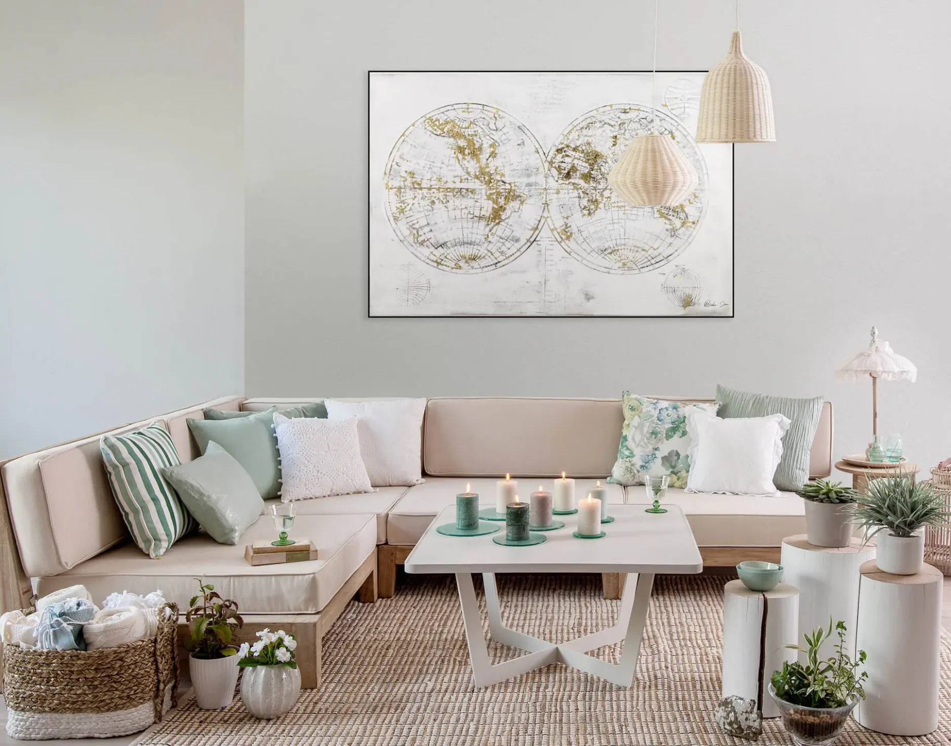 Kunstdruck 'Entdeckung der Welt'