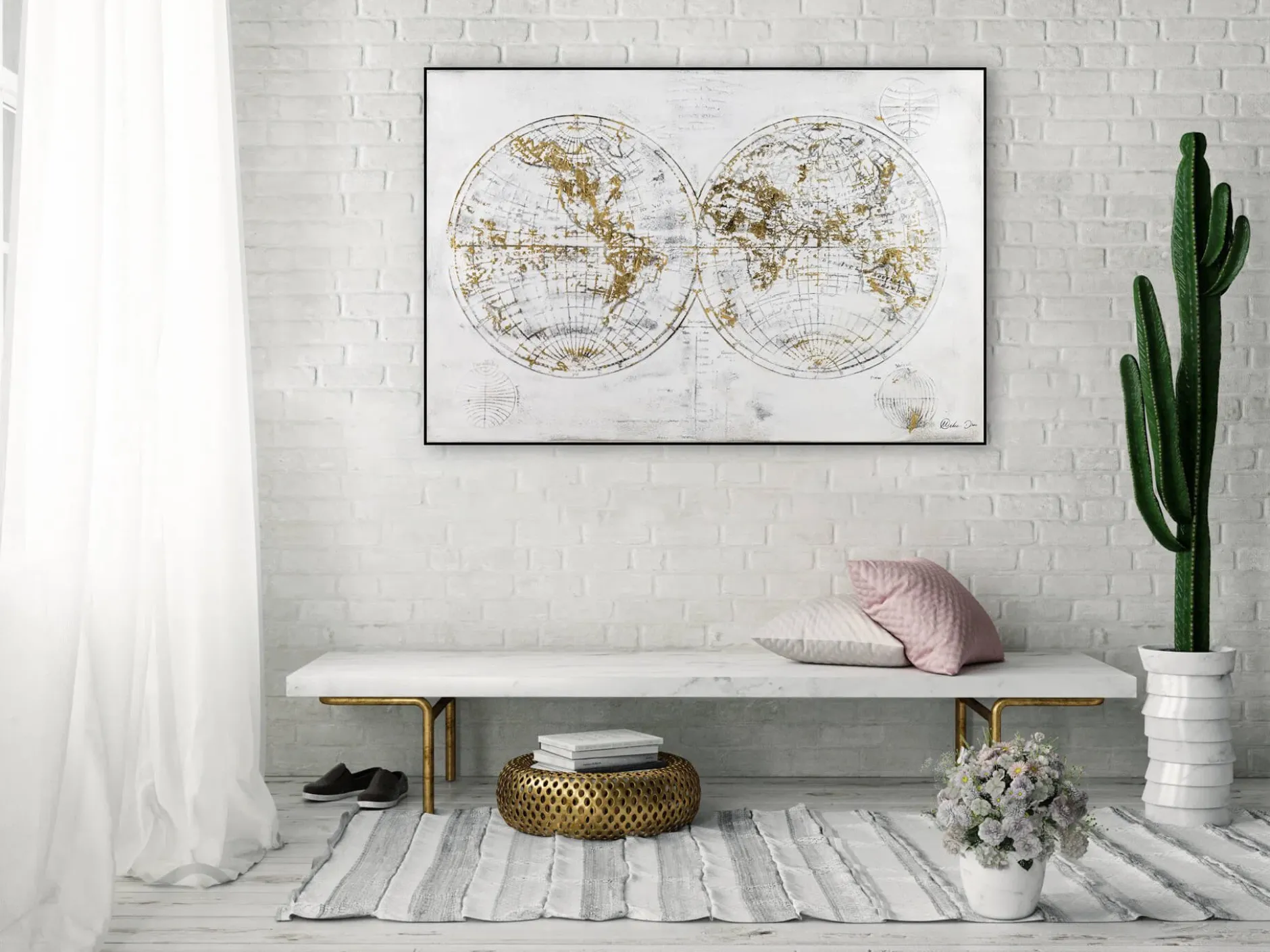 Kunstdruck 'Entdeckung der Welt'