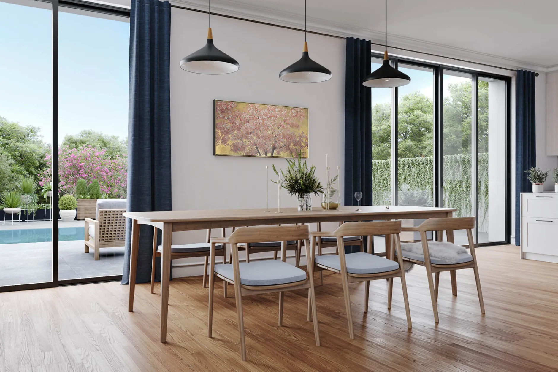 Kunstdruck 'Erster Blumenduft'