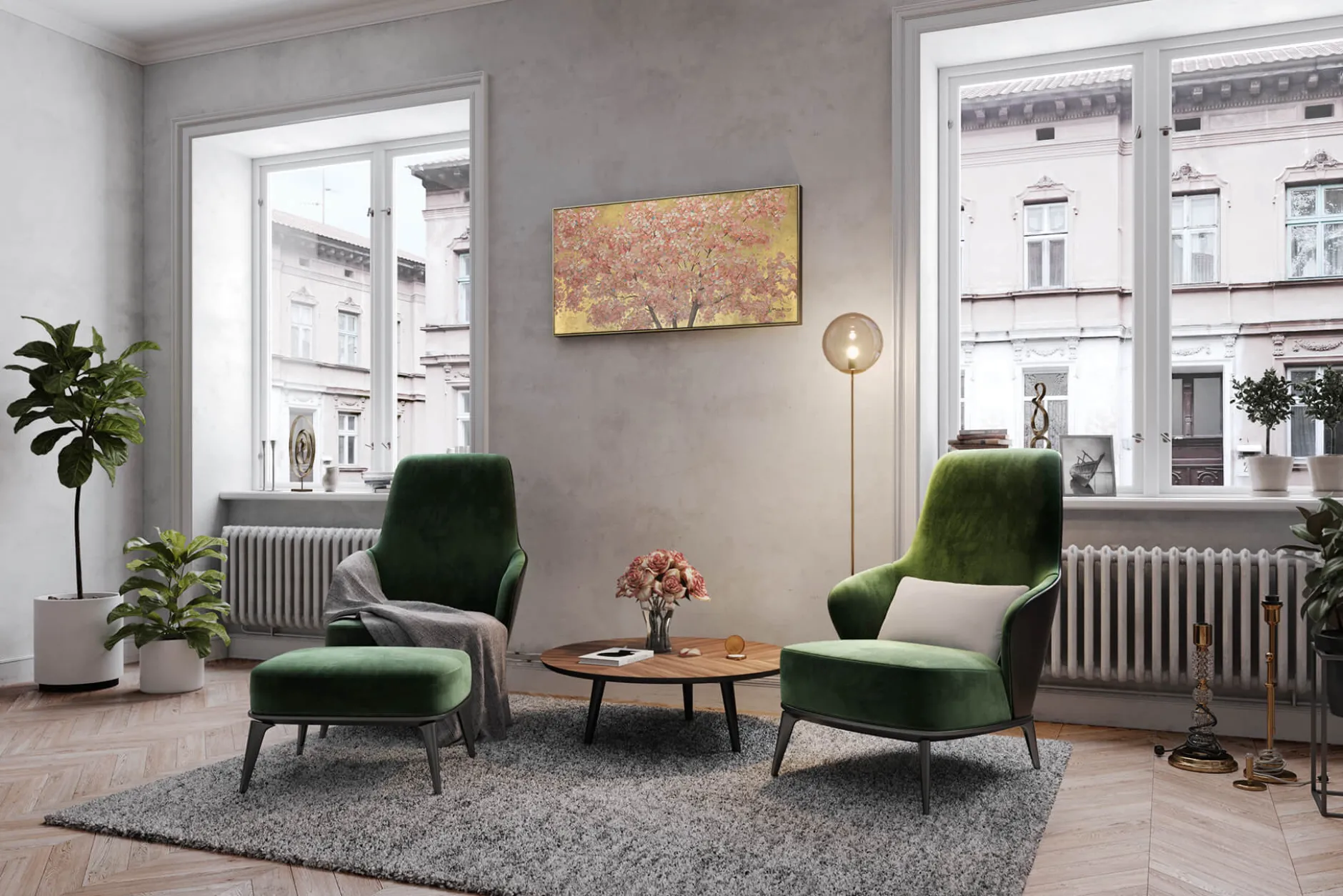 Kunstdruck 'Erster Blumenduft'